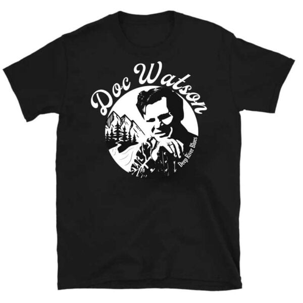 Doc Watson T Shirt Merch Guitarist Deep River Blues