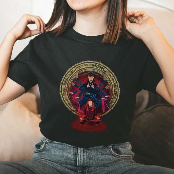 Doctor Strange and Scarlet Witch T Shirt Multiverse Of Madness