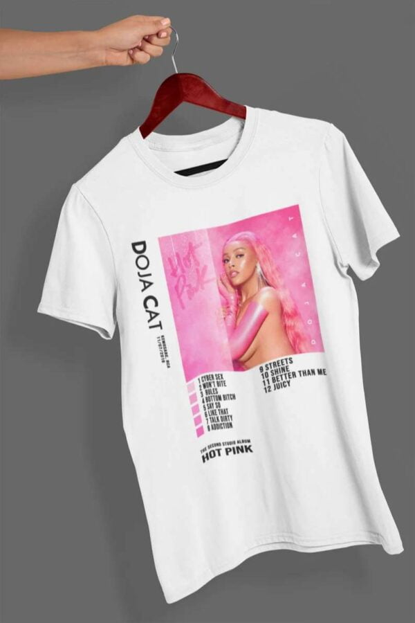 Doja Cat Unisex T Shirt Hot Pink Rapper