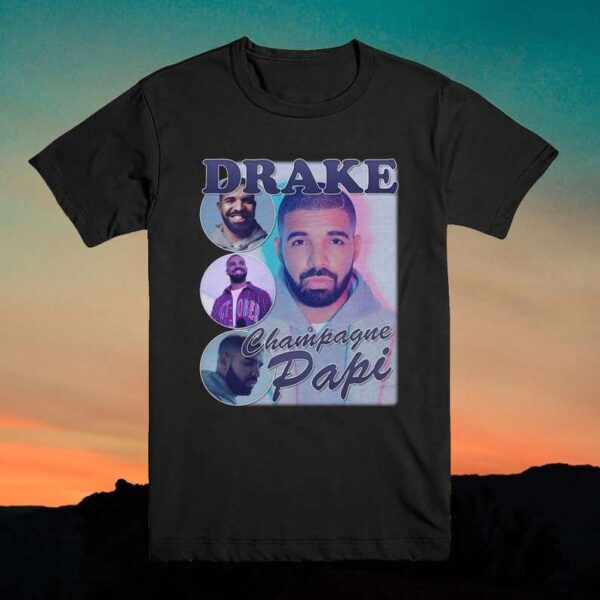 Drake Rapper T Shirt Merch Champagne Papi