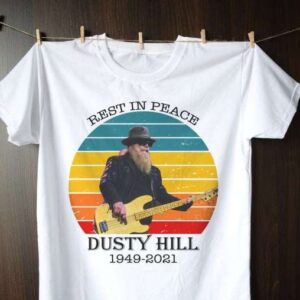 Dusty Hill Rest In Peace T Shirt Merch