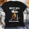 Dusty Hill ZZTop 1949 2021 Thank You For The Memories T Shirt Merch