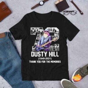 Dusty Hill ZZTop Legend T Shirt Merch