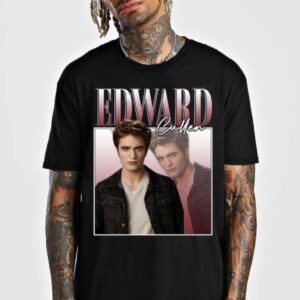 Edward Cullen Robbert Pattinson T Shirt Merch Actor