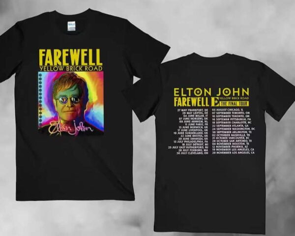 Elton John Farewell Tour 2022 Shirt Merch