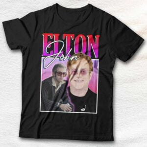 Elton John Merch T Shirt Music Singer