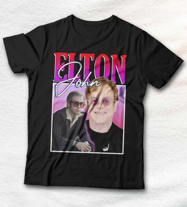 Elton John Merch T Shirt Music Singer