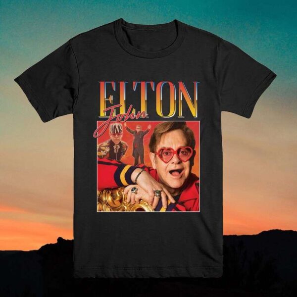 Elton John Merch T Shirt Singer Tour
