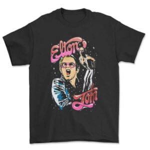 Elton John On Stage T Shirt Merch Music