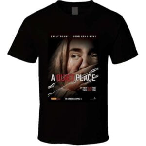 Emily Blunt A Quiet Place Movie T Shirt Merch