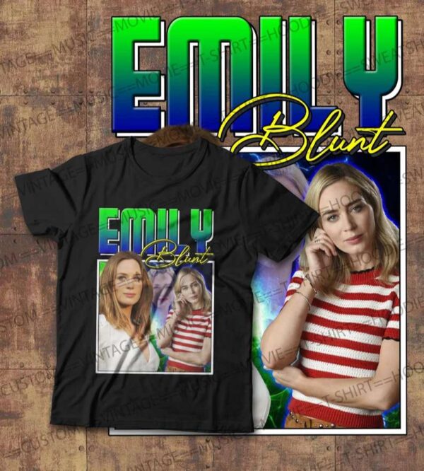 Emily Blunt T Shirt Actress