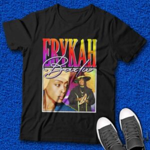 Erykah Badu T Shirt Music Singer Merch