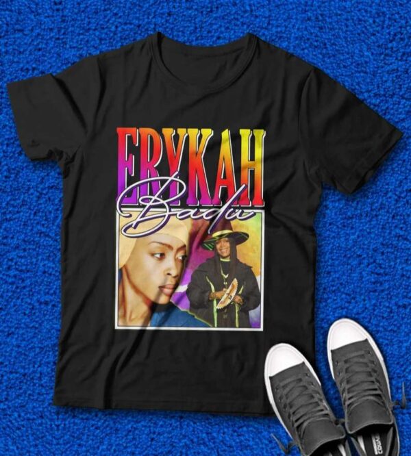 Erykah Badu T Shirt Music Singer Merch
