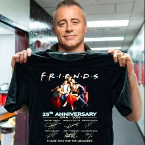 Friends 25th Anniversary Thank You For The Memories Signatures T Shirt Merch