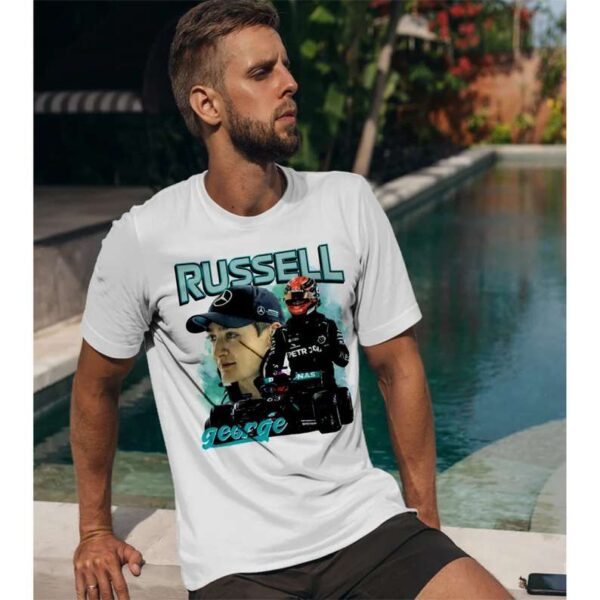 George Russell T Shirt Driver Racing Champs Formula Racing