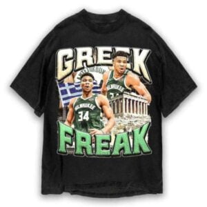 Giannis Antetokounmpo Greek Freak Vintage NBA T Shirt Merch