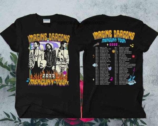 Imagine Dragons Mercury 2022 Tour T Shirt