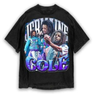 J Cole Cole World 2021 Charlotte Hornets T Shirt Merch