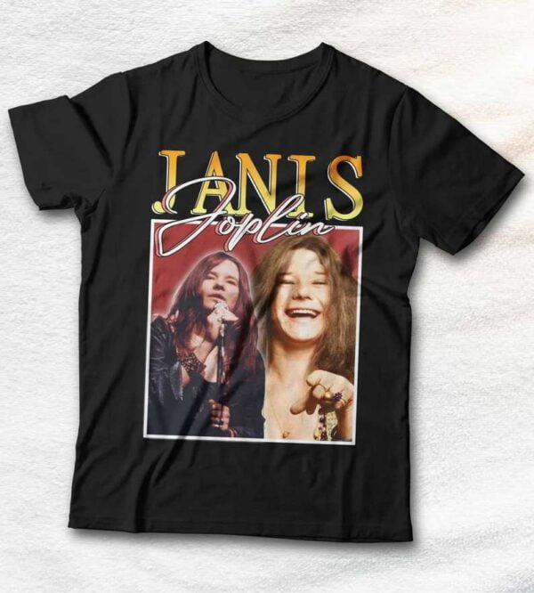 Janis Joplin T Shirt Music Singer Merch