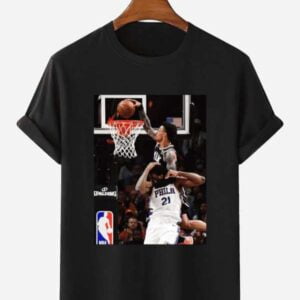 John Collins Dunk Over Joel Embiid T Shirt Merch