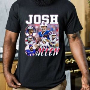 Josh Allen 17 Bills Football T Shirt Merch