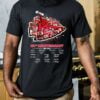 Kansas City Football 62nd Anniversary 1960 2022 Signatures T Shirt Merch