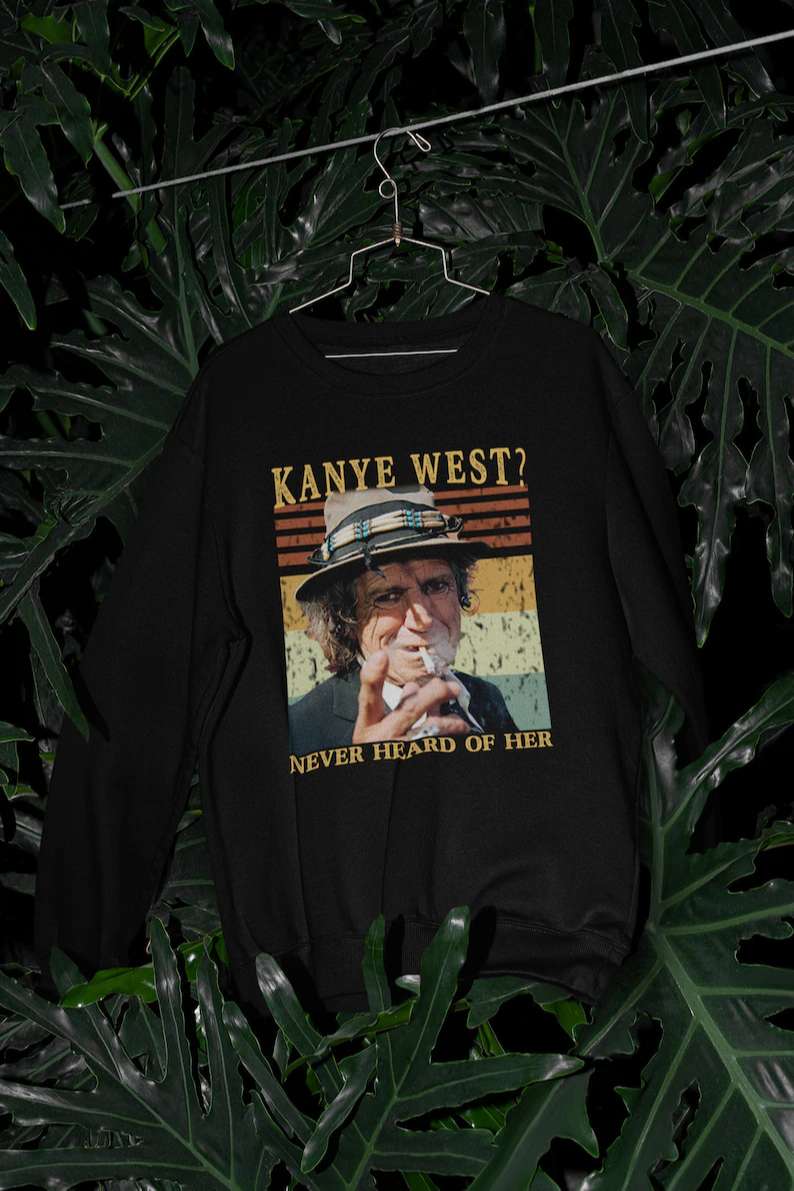keith richards kanye west t shirt