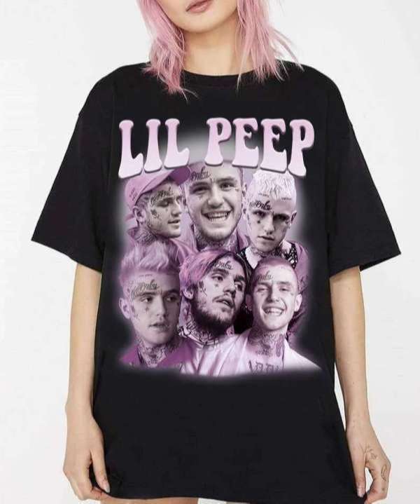 Lil Peep Rapper T-Shirt Merch Rap Music