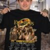 Lord Of The Ring T Shirt 20th Anniversary Signatures T Shirt Merch