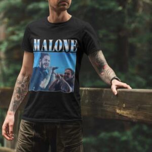 Malone Rapper Merch T Shirt Music Rap