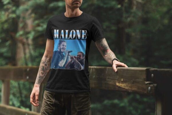 Malone Rapper Merch T Shirt Music Rap