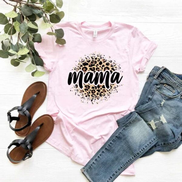 Mama Leopard T Shirt Merch
