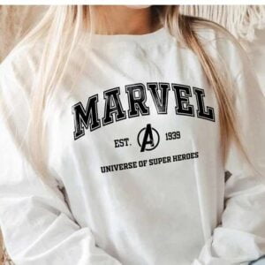Marvel Universe College Sweatshirt T Shirt