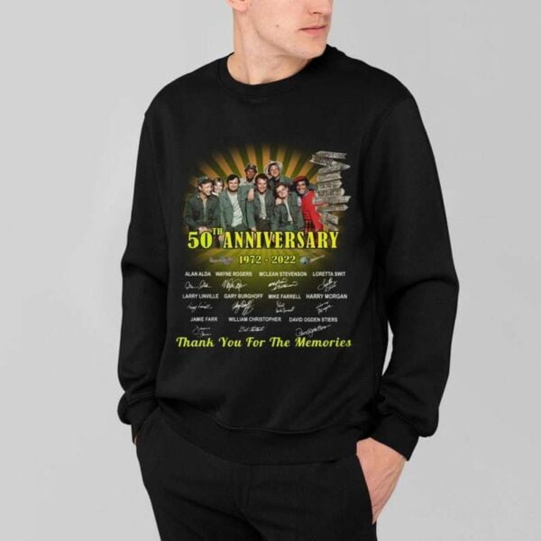 Mash 50th Years Anniversary 1972 2022 Thank You For The Memories T Shirt Merch