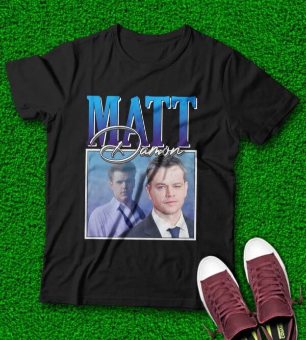 Matt Damon T Shirt Actor Merch