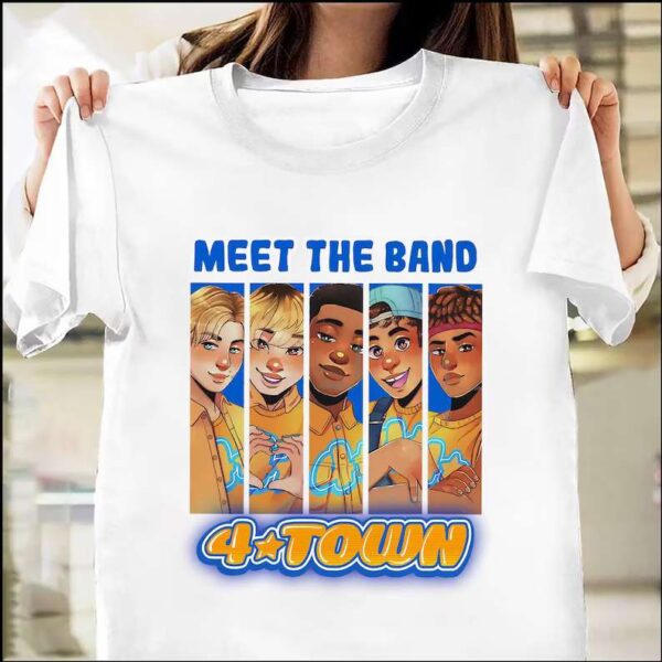 Meet The Band 4 Town T Shirt Turning Red 2022 Movie