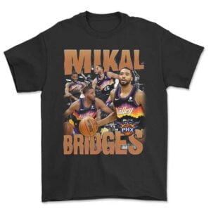 Mikal Bridges T Shirt Phoenix Suns Merch