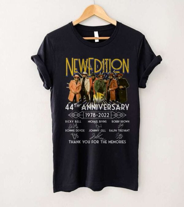 New Edition The Culture Tour 44th Anniversary 2022 T Shirt Merch