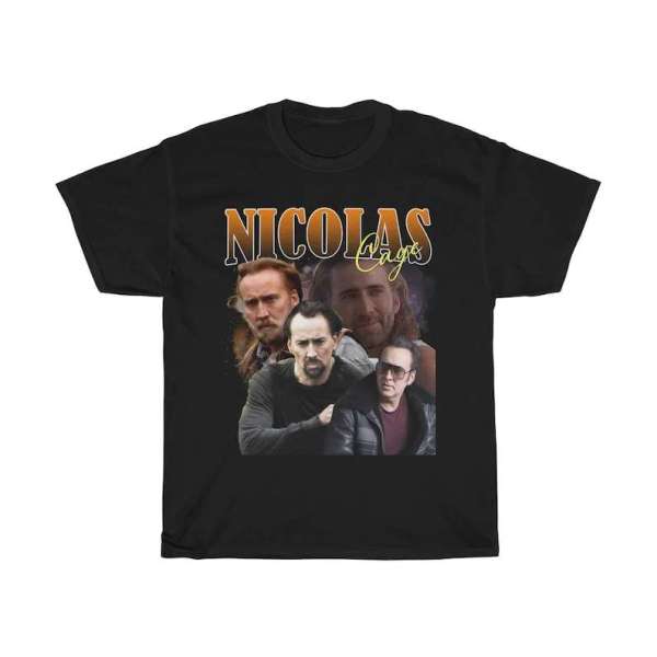 Nicolas Cage Film Actor T Shirt Merch