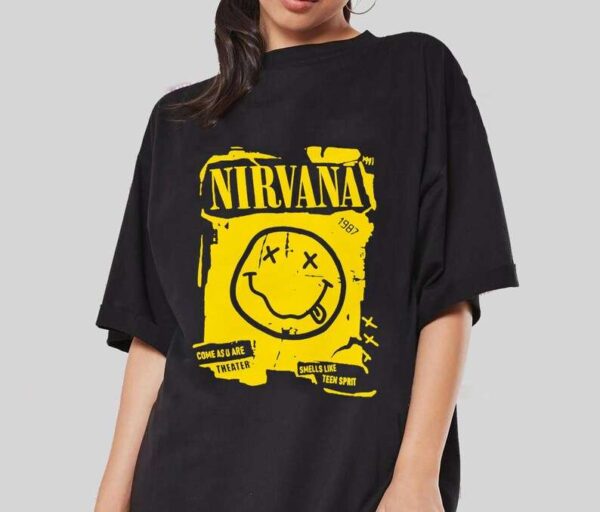 Nirvanna Smells Like Teen Sprit T Shirt Merch