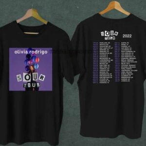 Olivia Rodrigo Sour Tour 2022 T Shirt Merch