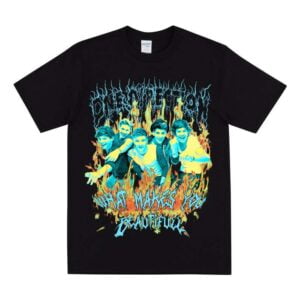 One Direction Heavy Metal Band T Shirt Music