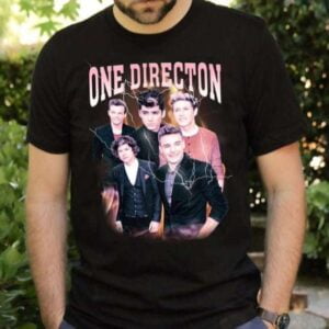 One Direction Vintage T Shirt Merch Music Band