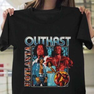Outkast Hotlanta Band Hip Hop Tour Concert T Shirt Merch