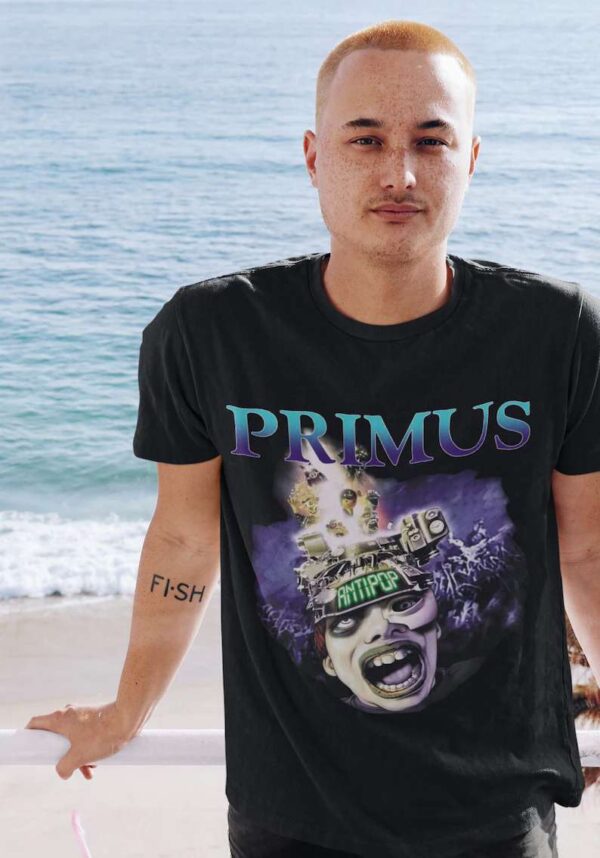 Primus Rock Band Antipop T Shirt Music