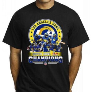 Rams Super Bowl LVI Champions 2022 T Shirt Merch