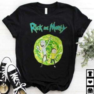 Rick and Morty Cartoon Character T Shirt Merch