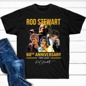 Rod Stewart 60th Anniversary T Shirt Merch
