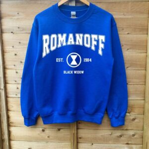 Romanoff EST 1984 Black Widow Sweatshirt T Shirt