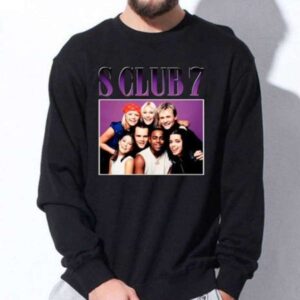 S Club 7 Sweatshirt T Shirt Merch